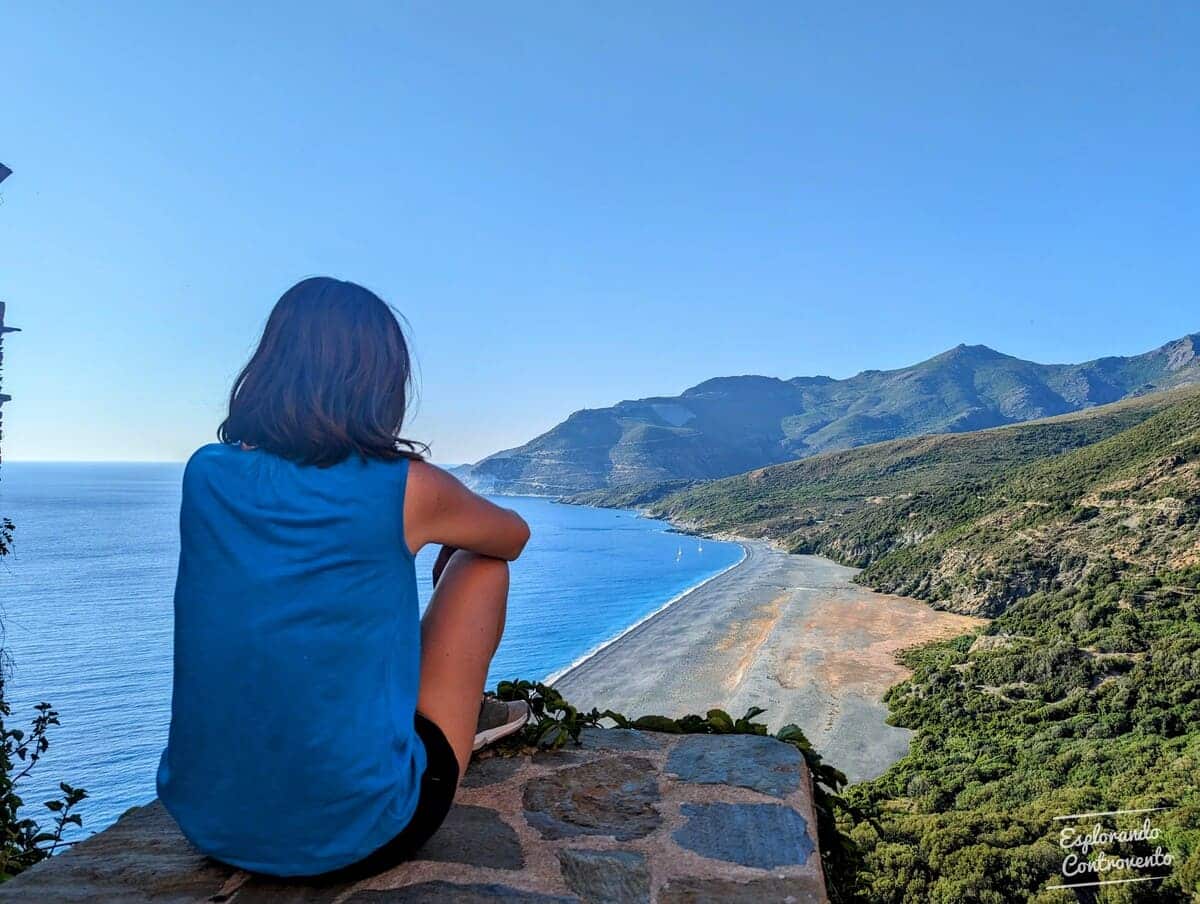 Spiaggia di Nonza Capo Corso tour corsica vespa