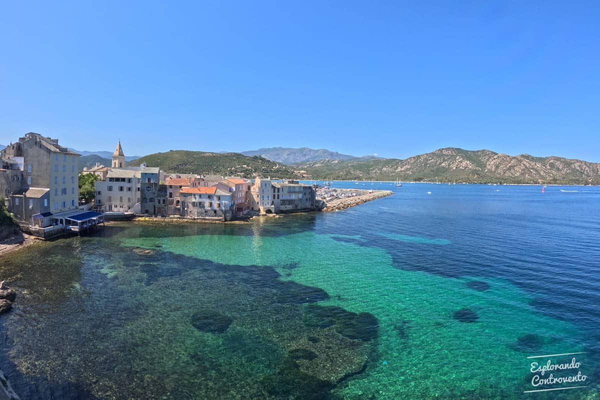 Vista sul golfo di Saint Florent Corsica