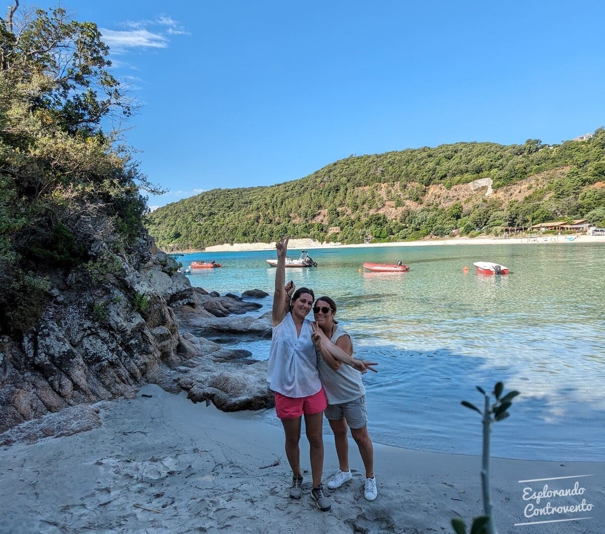 spiaggia Canella Porto Vecchio tour corsica vespa